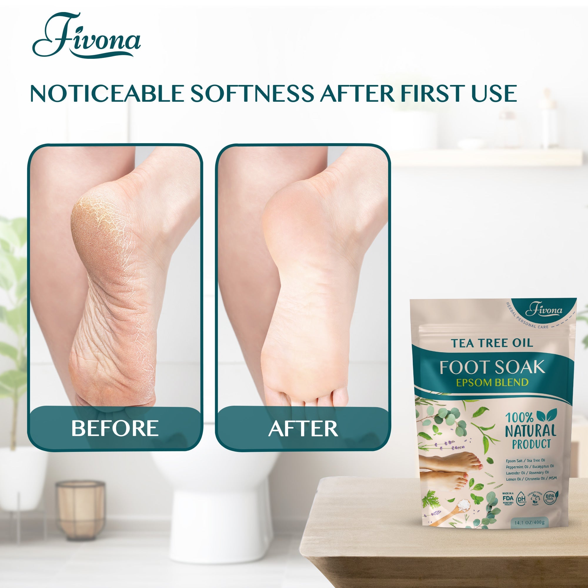 Foot Soak Blend with Tea Tree 14.1oz