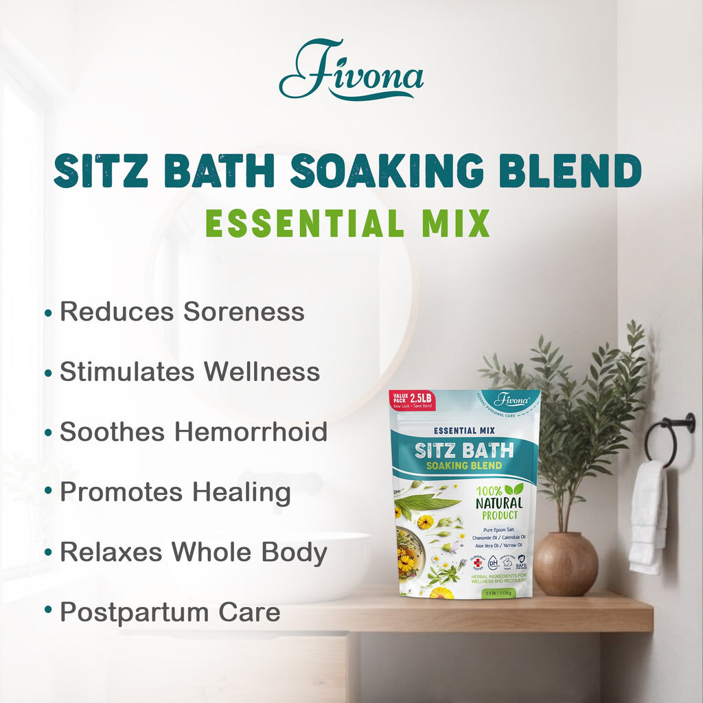 Essential Mix Sitz Bath Soak Blend | 40oz