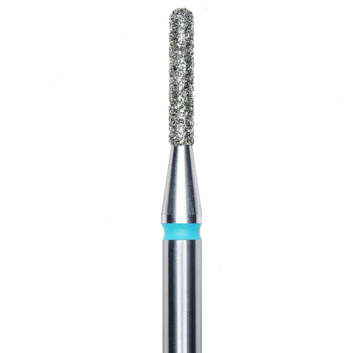 DIAMOND NAIL DRILL BIT, ROUNDED "CYLINDER", BLUE, HEAD DIAMETER 1.4/8MM (FA30B014/8) - STALEKS™