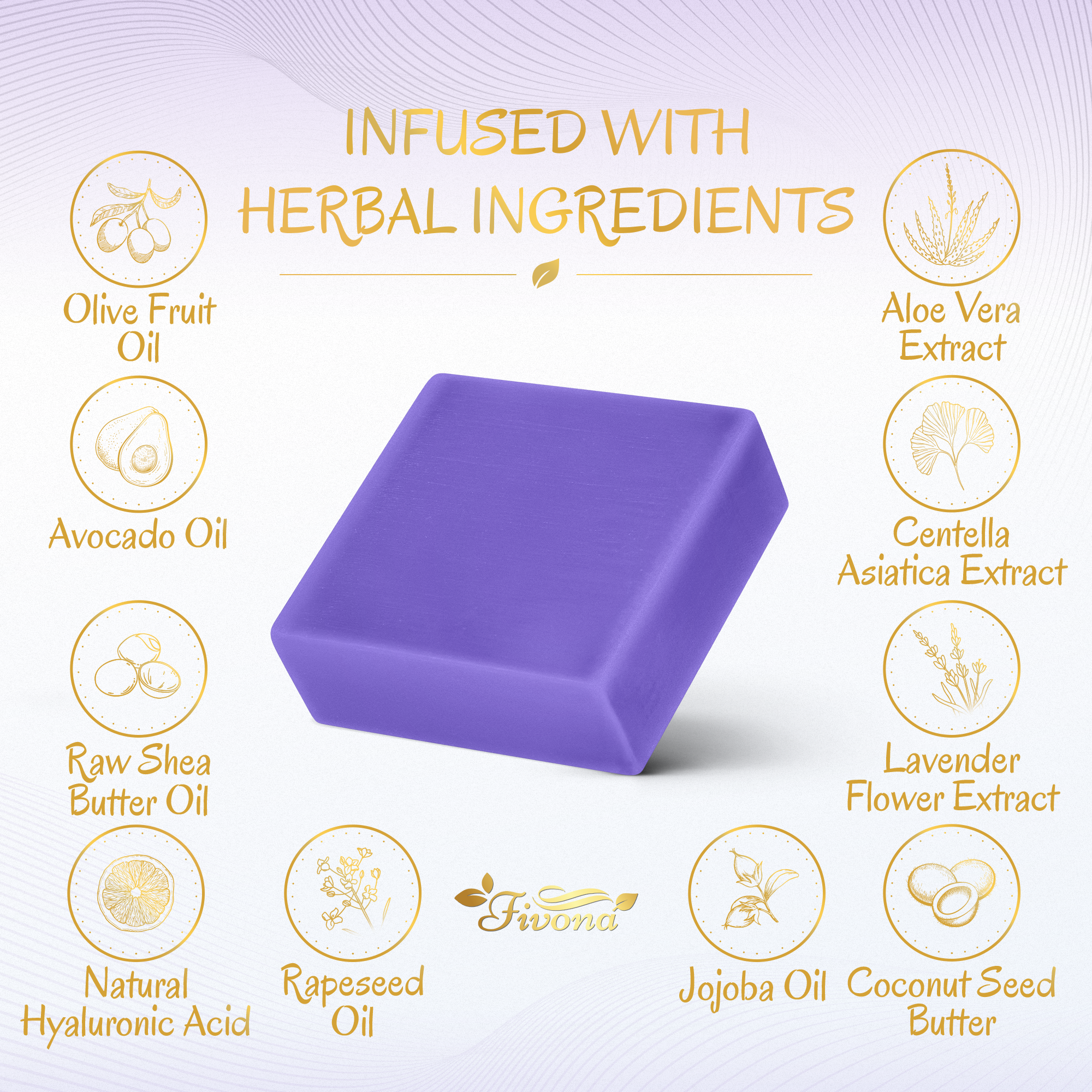 Gentle Yoni Soap | Purple Flower | 5.3oz