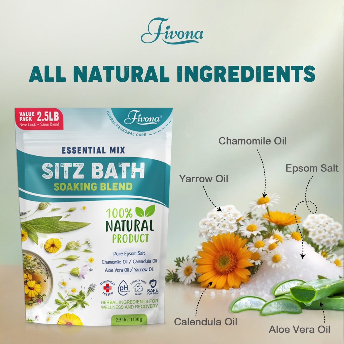 2 in 1 Sitz Bath Soaking Kit