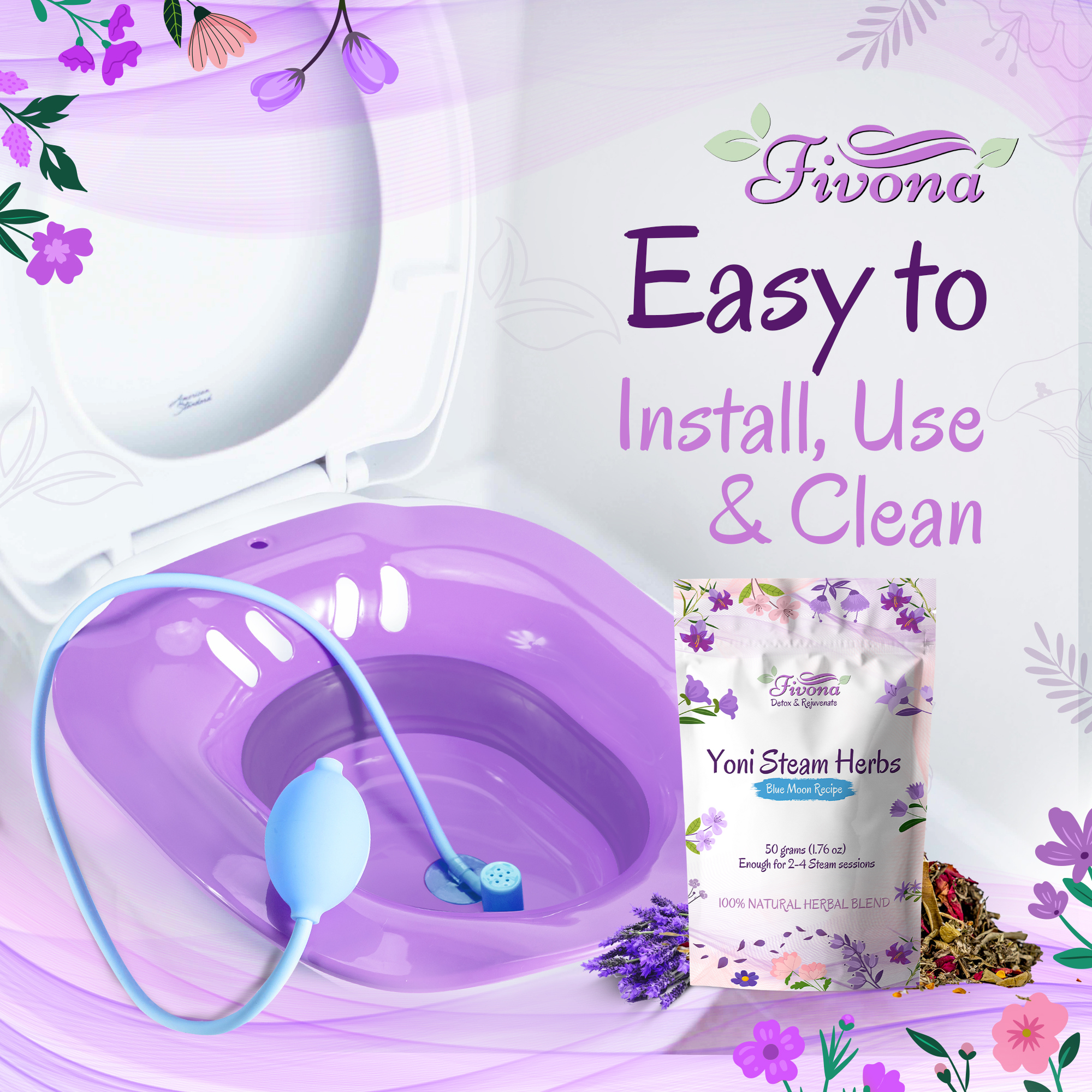 4 in 1 Yoni Steaming Kit