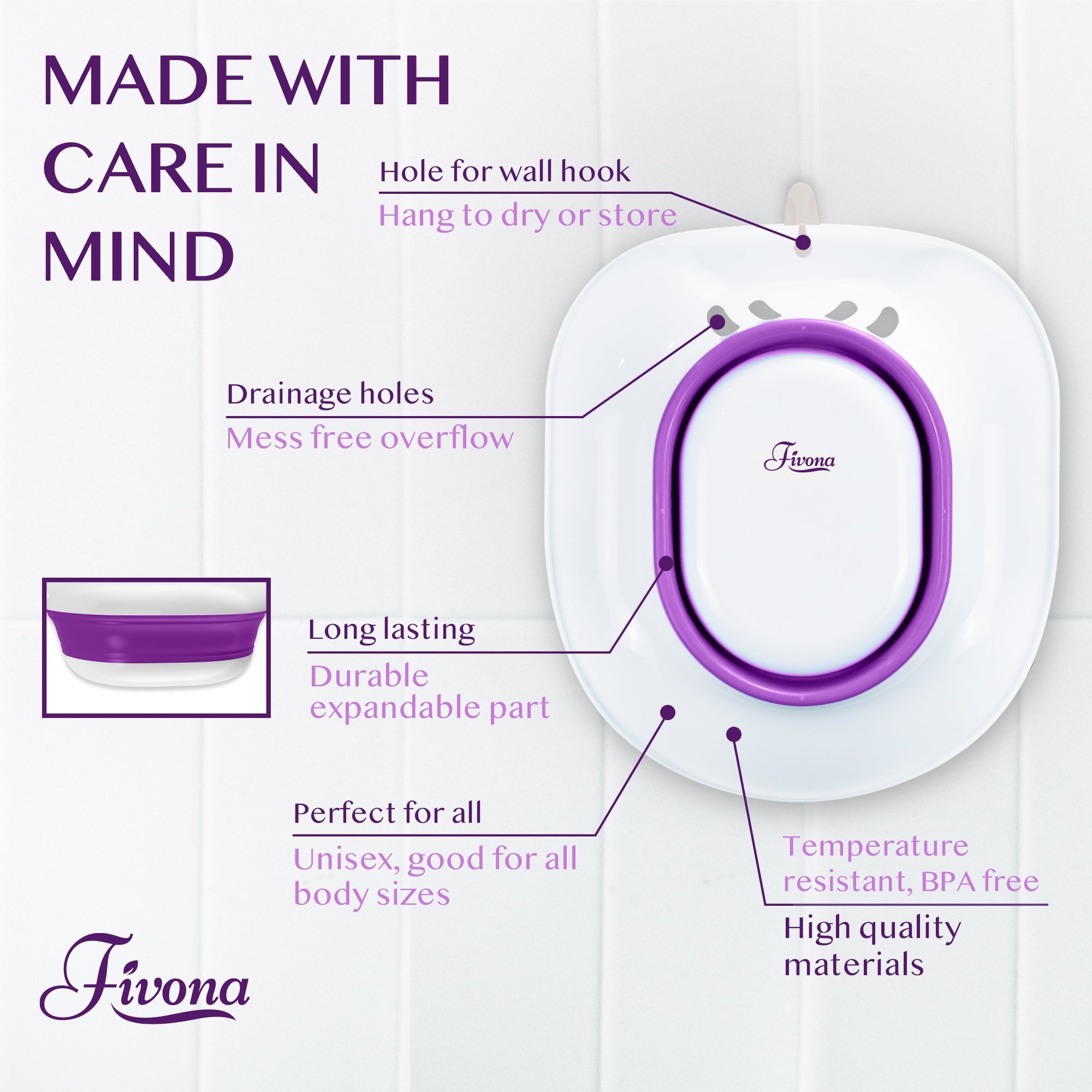 Expandable Sitz Bath & Steam Seat