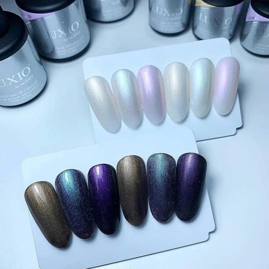 Luxio - Blue Effects Shimmer Top Gel