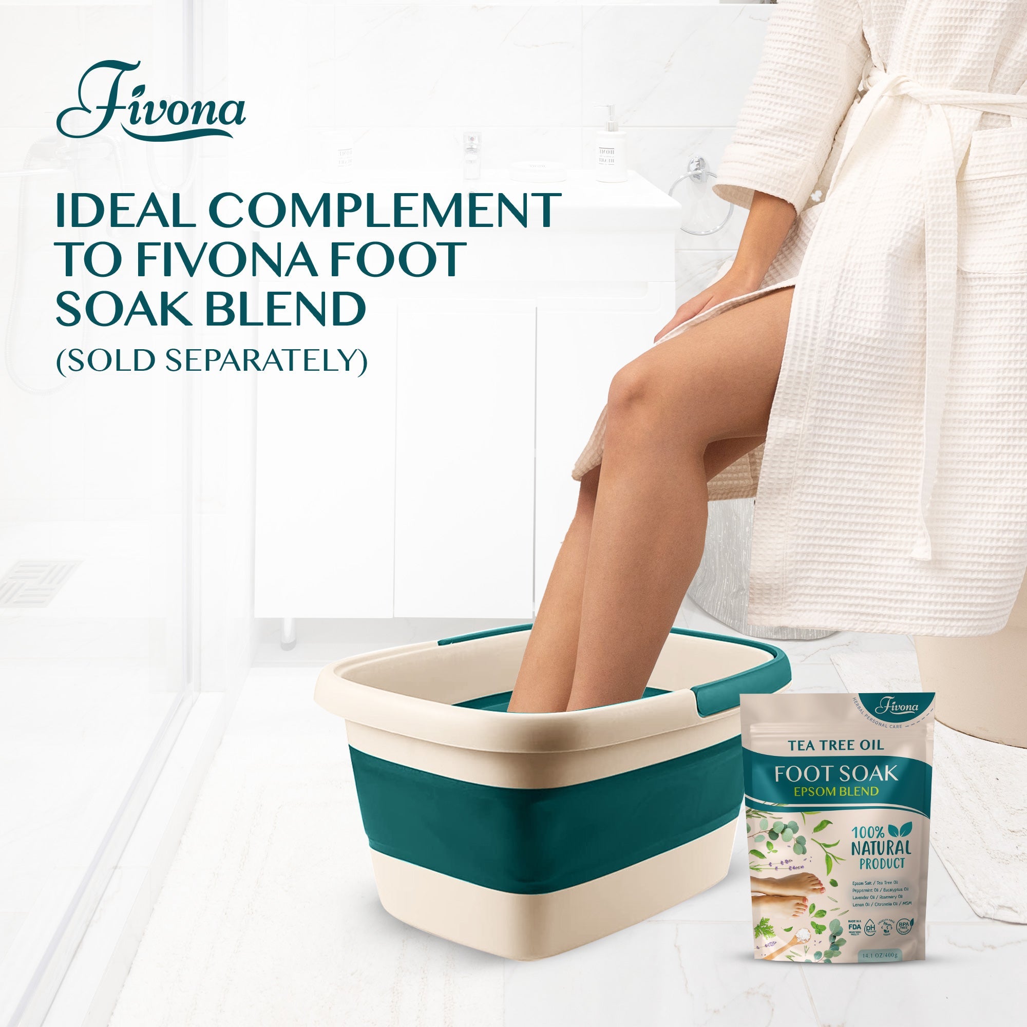 Collapsible Foot Soak Basin