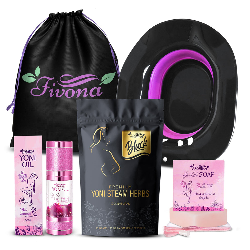 5 in 1 Yoni Care Kit | Premium Black Edition