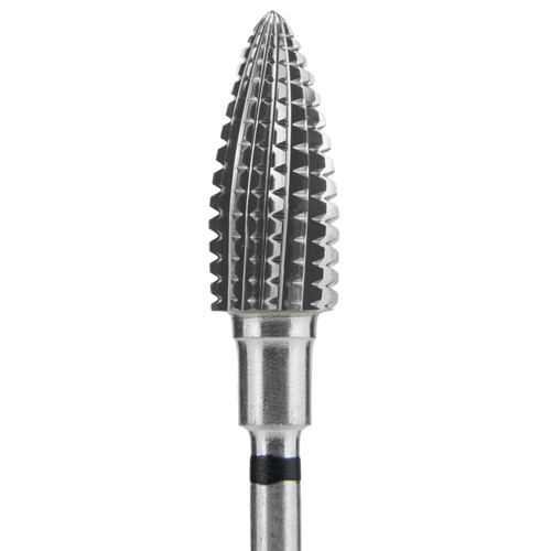 CARBIDE NAIL DRILL BIT, "PINE CONE", BLACK HARD, HEAD DIAMETER 6/14MM (FT110H060/14) (#211) -STALEKS