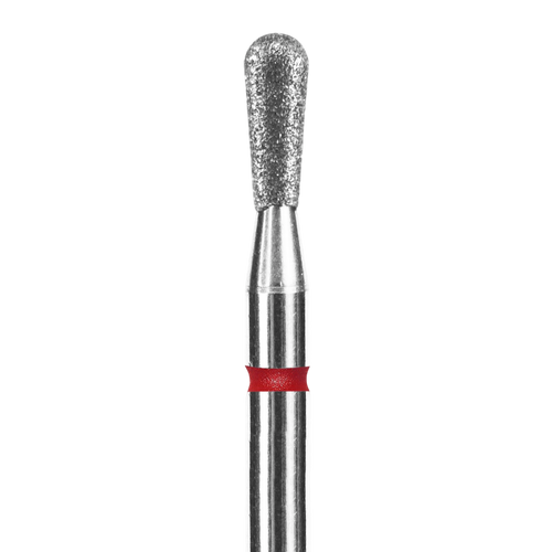 DIAMOND NAIL DRILL BIT, "MATCH", RED, HEAD DIAMETER 2.3 MM / WORKING PART 5 MM (FA120R023/5) - STALEKS™