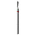 DIAMOND NAIL DRILL BIT, "MATCH", RED, HEAD DIAMETER 2.3 MM / WORKING PART 5 MM (FA120R023/5) - STALEKS™