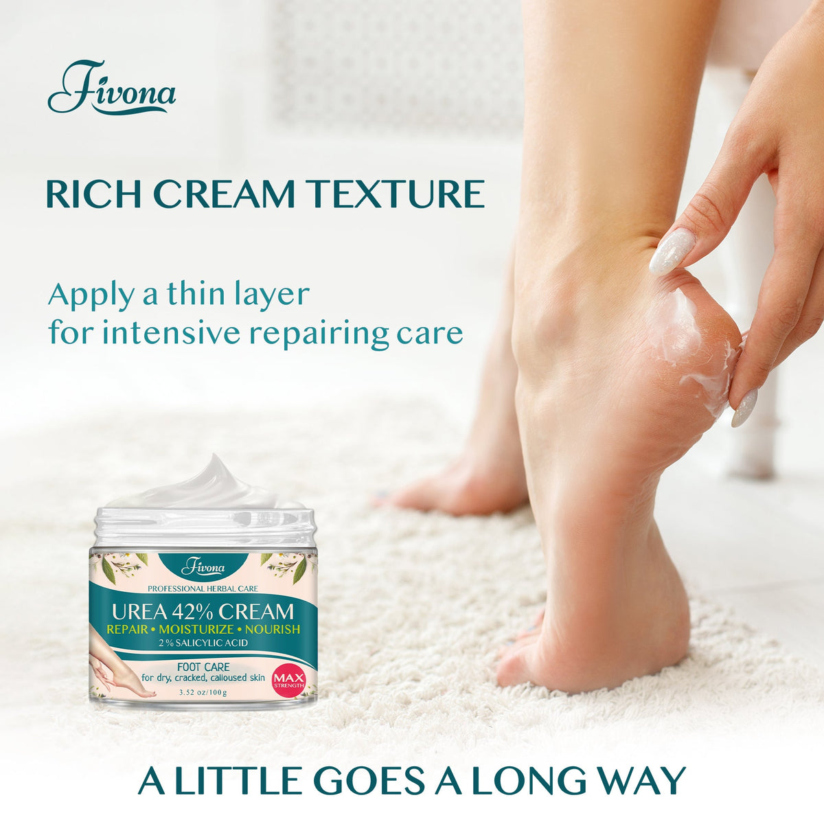 42% Urea Cream with Tea Tree – 100g (3.53 oz)