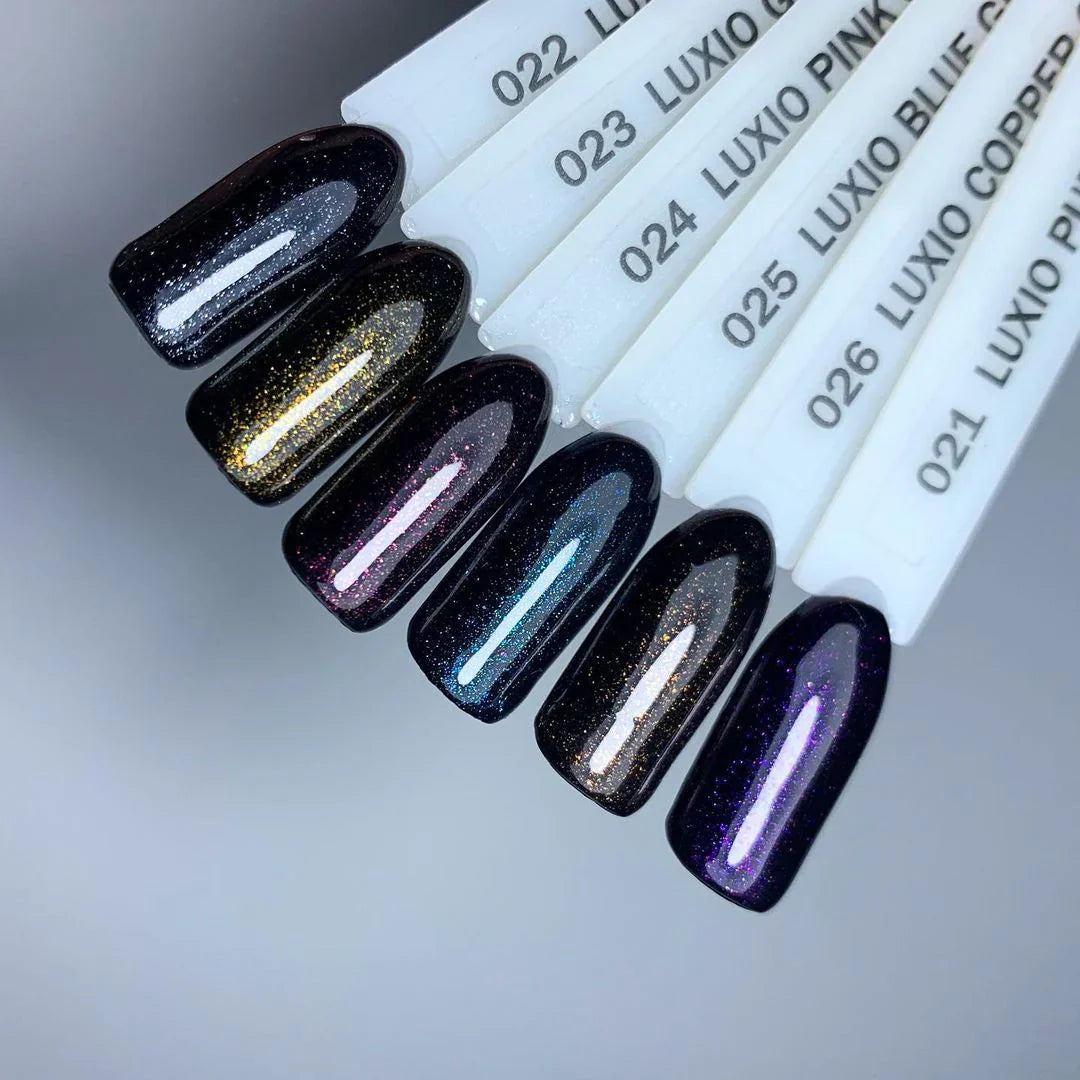 Luxio - Blue Effects Shimmer Top Gel