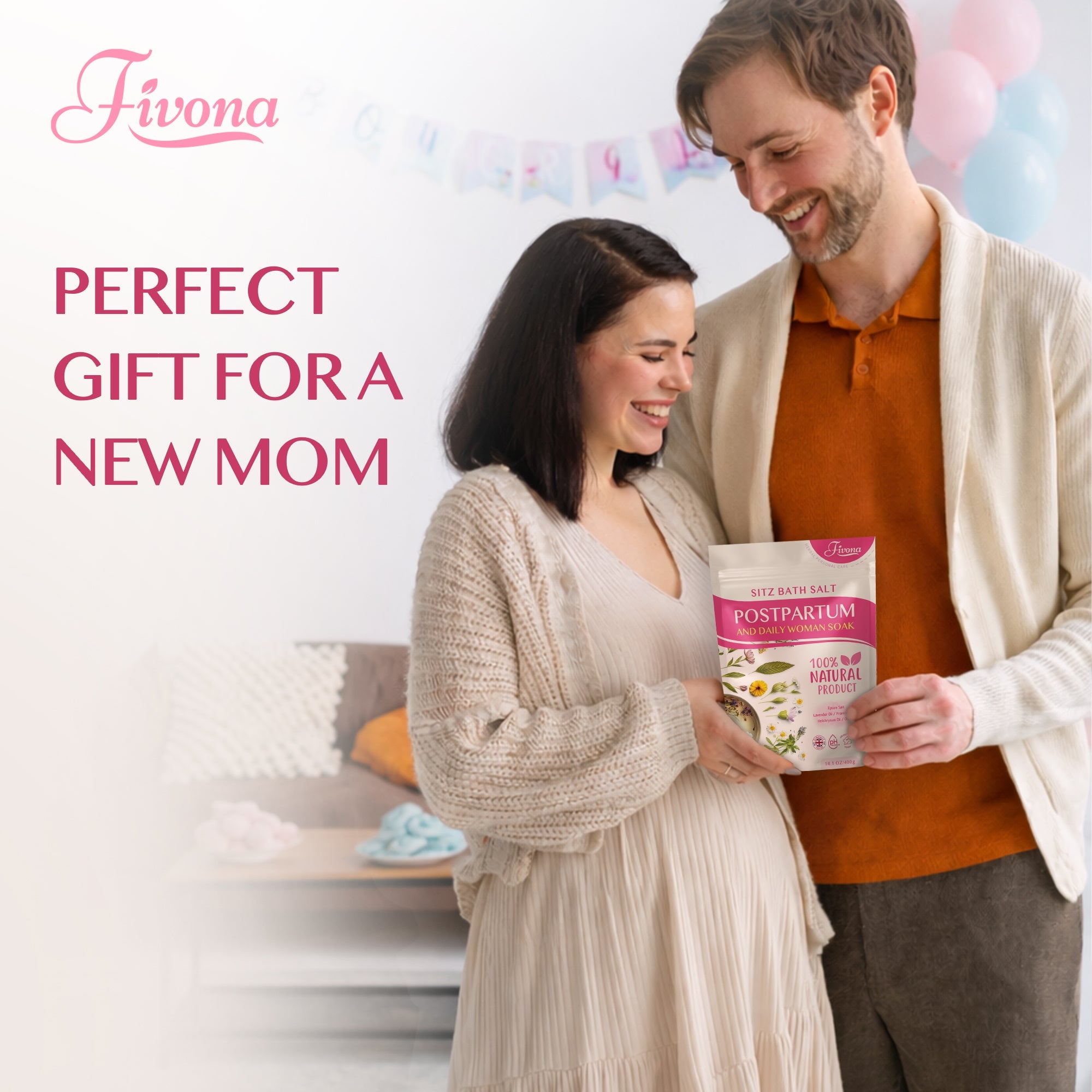 Fivona Postpartum Sitz Bath Soak Blend | 14.1oz