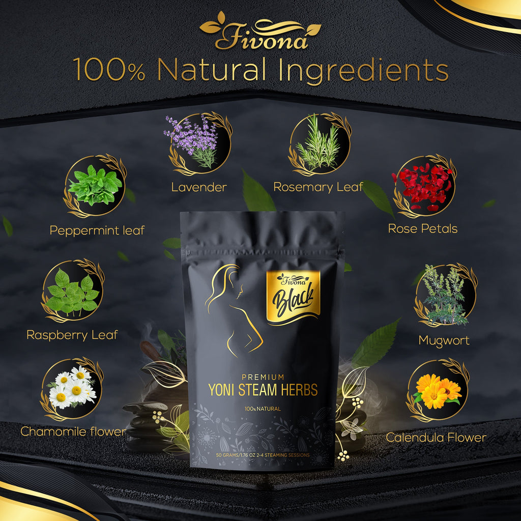Yoni Steam Herbs | Premium Black | 1.76oz