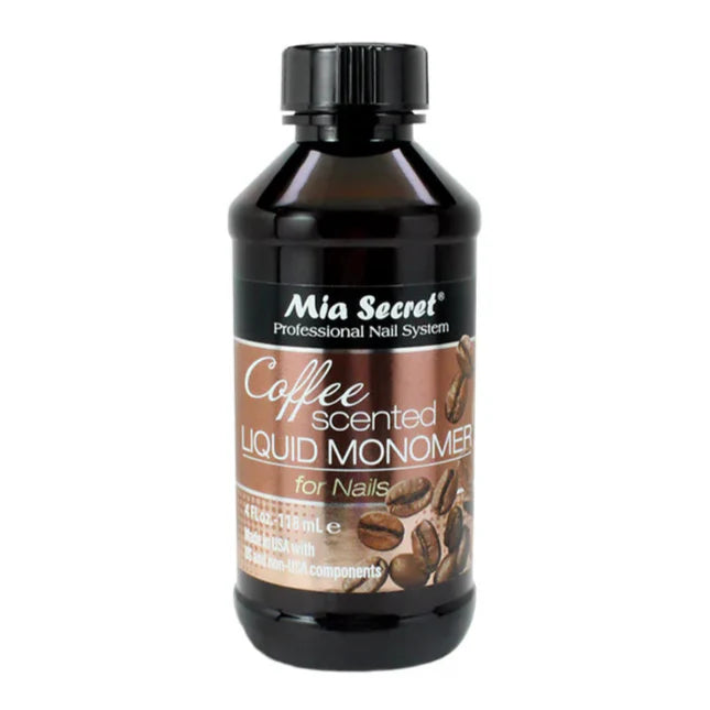 Mia Secret - Coffee Scented Liquid Monomer, 4oz