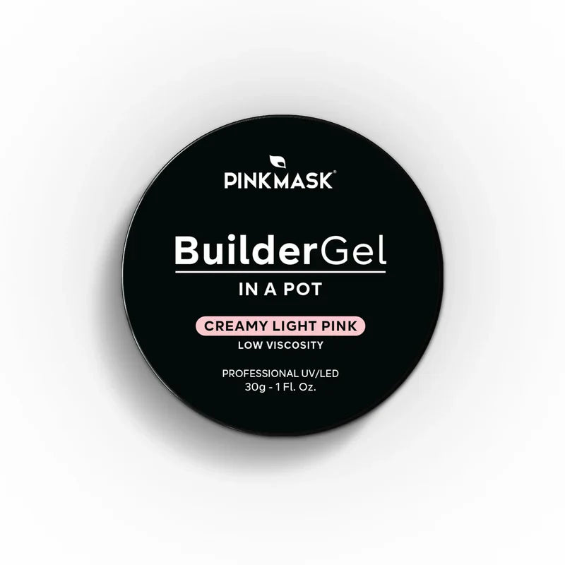 Pink Mask - Builder Gel in a Pot Creamy Light Pink