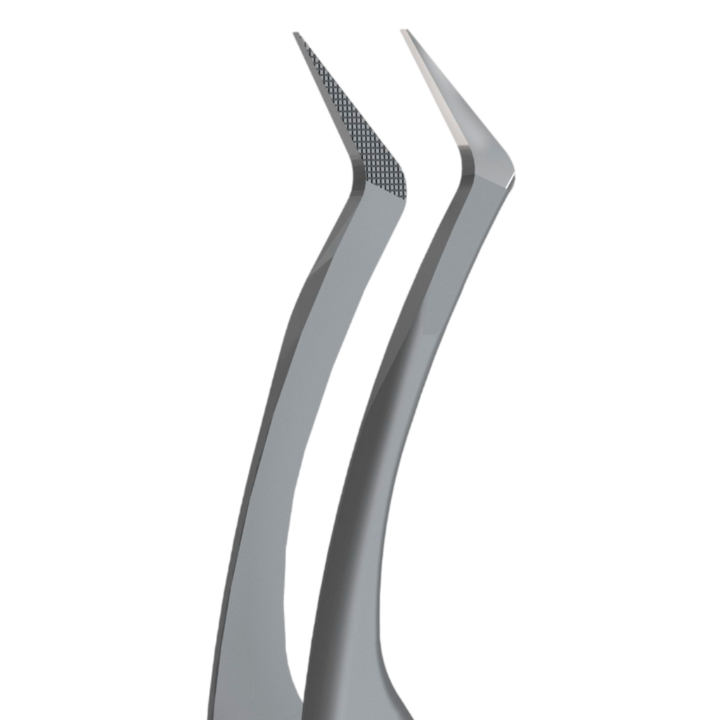 STALEKS PRO EXPERT 45 TYPE 2 PROFESSIONAL EYELASH TWEEZERS L-SHAPED TE-45/2 - STALEKS™