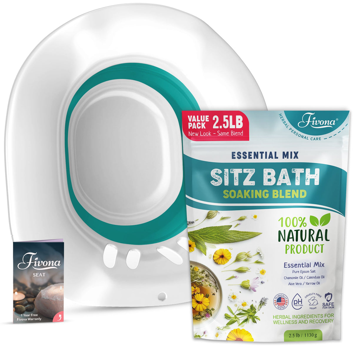 2 in 1 Sitz Bath Soaking Kit